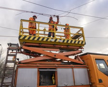 Zdjęcie z budowy TAT na Nowy Dwór, z 8 lutego 2023 roku