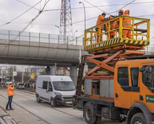 Zdjęcie z budowy TAT na Nowy Dwór, z 8 lutego 2023 roku