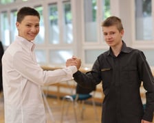 Uczniowie SP nr 29 przed egzaminem z j. polskiego