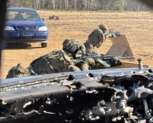 Szkolenie ogniowe żołnierzy 1. Kompanii Ochrony Komendy Obsługi Lotniska Wrocław