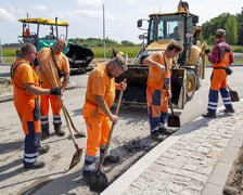Budowa wschodniej obwodnicy Wrocławia, sierpień 2022