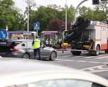 <p>Wypadek na Kochanowskiego z udziałem autobusu i tramwaju</p>
