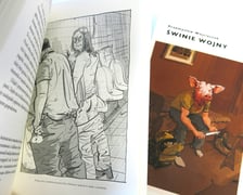 <p>Ilustracja Krzysztofa Ostrowskiego do książki Przemysława Wojcieszka</p>
