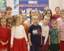 Bieg przedszkolaków z okazji Dnia Niepodległości