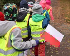 Bieg przedszkolaków z okazji Dnia Niepodległości