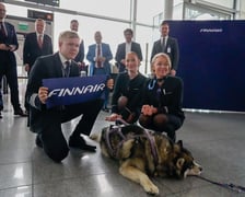 Uroczysta inauguracja połączenia lotniczego pomiędzy Wrocławiem a Helsinkami