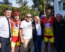 Uroczystość nadania tramwajowi imienia Ryszarda Szurkowskiego, 7 sierpnia 2024, zajezdnia Borek