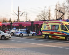 <p>Zderzenie auta osobowego z tramwajem na skrzyżowaniu Lotnicza/Hutnicza</p>