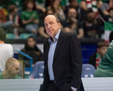 Andrej Urlep poczas przegranego meczu ze Szczecinem w Orbicie, 2023