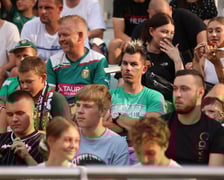 Taka atmosfera panowała na trybunach podczas meczu Śląsk Wrocław - Lech Poznań.