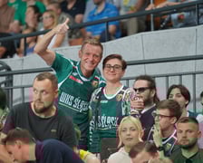 Mecz Śląska Wrocław z Treflem Sopot w Hali Stulecia.