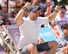 Finałowy mecz Polska-Francja  w siatkówce mężczyzn - Strefa Kibica w Porcie Węglowym we Wrocławiu