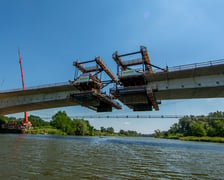 Budowa mostu nad Odrą w ramach powstającej trasy AWW