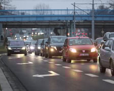 Korki spowodowane wypadkiem przy Hallera