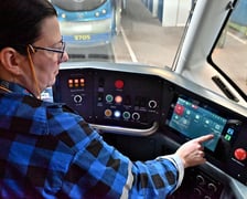 Andżela Sobczak jest jedyną elektromonterką w MPK Wrocław.