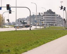 Konferencja prasowa z podpisania umowy na budowę trasy autobusowej na Jagodno.