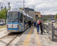 Przystanki na nowej trasie tramwajowej przez Szczepin i Popowice.