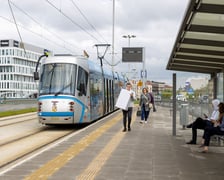 Przystanki na nowej trasie tramwajowej przez Szczepin i Popowice.
