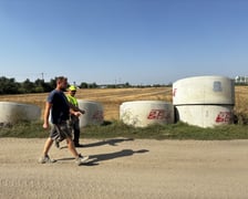 <p>Początek budowy drogi do mostu na Muchoborze Małym, 5 września 2024</p>