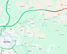 Korek na S8 w Oleśnicy