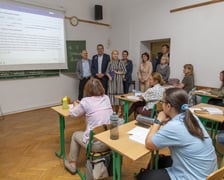 Eric Hammes był pod wrażeniem działań CKU na rzecz uchodźców.