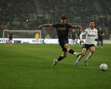 Zawodnicy podczas meczy Śląsk Wrocław - Legia Warszawa