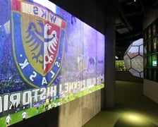 Muzeum piłkarskiego Śląska Wrocław zlokalizowane na stadionie Tarczyński Arena
