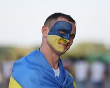 Kibice na meczu Ukraina - Anglia
