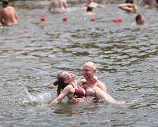 Wrocławianie na kąpielisku Morskie Oko, 30 czerwca 2024