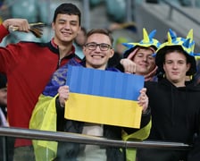 Mecz Ligi Narodów UEFA Ukraina - Czechy na Tarczyński Arenie Wrocław. Zdjęcia kibiców