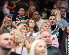 Kibiece w Hali Orbita na meczu WKS Śląsk Wrocław - Dziki Warszawa