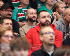 Kibiece w Hali Orbita na meczu WKS Śląsk Wrocław - Dziki Warszawa