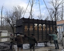 Przygotowania do transportu Csülöka, samca nosorożca z Węgier, który będzie partnerem Marusi