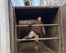 Przygotowania do transportu Csülöka, samca nosorożca z Węgier, który będzie partnerem Marusi