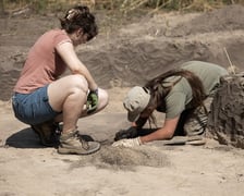 Prace archeologiczne na cmentarzysku koło Żórawiny pod Wrocławiem