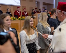 <p>Inauguracja roku akademickiego 2023/2024 na Uniwersytecie Przyrodniczym - pasowanie nowych student&oacute;w</p>