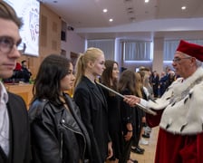 <p>Inauguracja roku akademickiego 2023/2024 na Uniwersytecie Przyrodniczym - pasowanie nowych student&oacute;w</p>