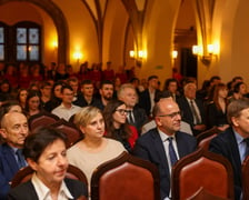 Uroczystość wręczenia dyplomów laureatom Studenckiego Programu Stypendialnego. Wrocław, 21 lutego 2024