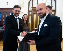 <p>Rozdanie nagr&oacute;d dla laureat&oacute;w konkursu Wrocławska Magnolia 14 lutego gabinet prezydenta Wroclawia</p>