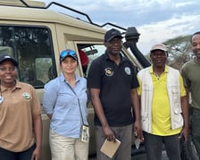 Prof. Marta Osypińska i prof. Piotr Osypiński  podczas poprzedniego rekonesansku w Tanzanii (2)
