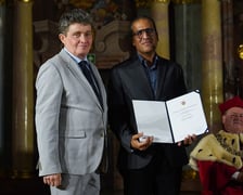 Uroczystość wręczania stypendiów doktorantom – laureatom Studenckiego Programu Stypendialnego w Auli Leopoldina.