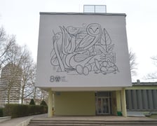 Nowy mural Oteckiego na budynku Katedry Epizootiologii z Kliniką Ptaków i Zwierząt Egzotycznych Uniwersytetu Przyrodniczego we Wrocławiu