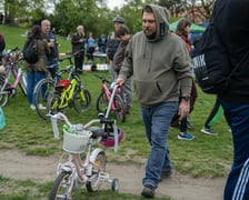 "Rowerowa mobilizacja" - przejazd z Parku Kasprowicza do Parku Tołpy