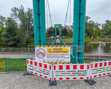 Pierwszy dzień remontu Żabiej Kładki - Kładki Bielarskiej