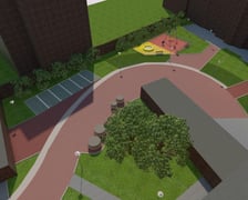 Podwórko Prusa-Poniatowskiego-Oleśnicka-Żeromskiego wizualizacja