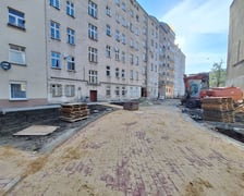 Podwórko Prusa-Poniatowskiego-Oleśnicka-Żeromskiego w trakcie prac