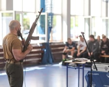 Szkolenie dla uczniów w Zespole Szkół nr 2 przy ul. Borowskiej w ramach programu Bezpieczny Wrocław