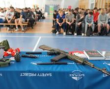 Szkolenie dla uczniów w Zespole Szkół nr 2 przy ul. Borowskiej w ramach programu Bezpieczny Wrocław