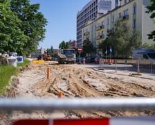Ulica Gajowicka w trakcie przebudowy - maj 2026 rok