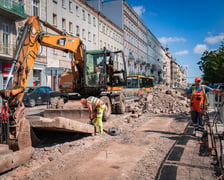 Remont torowiska na ulicy Trzebnickiej